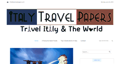 Desktop Screenshot of italytravelpapers.com