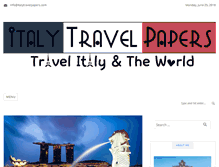 Tablet Screenshot of italytravelpapers.com